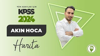 1 HARİTA ÇALIŞMALARI I  AKIN AKIN COĞRAFYA  KPSS 2024 [upl. by Aynodal151]