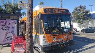 Full Ride LA Metro Line 218 Studio City to Cedars  Sinai Medical Center Southbound [upl. by Rois]