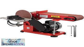 VEVOR Belt Sander 4quot x 36quot Disc Combo Sander 6quot Electric Adjustable Review [upl. by Goeger]