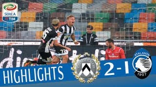 Udinese  Atalanta 21  Highlights  Giornata 11  Serie A TIM 201718 [upl. by Butterfield]