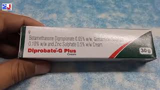 Diprobate G Plus Cream  Bethamethasone Gentamicin zinc sulphate Cream uses benefit Review Hindi [upl. by Alyaj682]