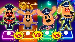 🟢Sheriff Labrador 🆚 Sheriff Labrador Exe ⚡ Tiles Hop EDM Rush Who is best TRANSLATION🟢 [upl. by Mechelle203]