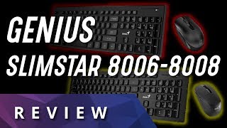 REVIEW Genius SLIMSTAR 8008 y 8006 [upl. by Adnorat]