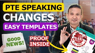 PTE Speaking Changes Tested  GOOD NEWS  Easy Templates  Edutrainex [upl. by Adirem]