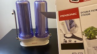 HOW TO INSTALL WATER FILTER  pensonic double filtration system pp123 [upl. by Anecusa]