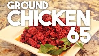 How to make Ground Chicken 65  Kravings [upl. by Rehposirhc]