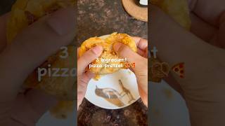 Simple 3 ingredient pizza pretzel pizza pretzel snack easy [upl. by Rosemonde]