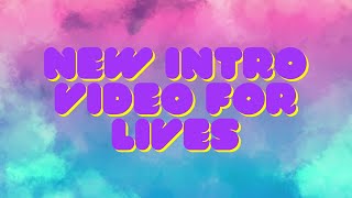 New live stream and normal videos some times intro [upl. by Ecnerol500]