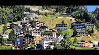 Stuben am Arlberg in Österreich September 2023 MotorradReise [upl. by Ilojne64]