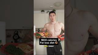 1800 calories FAT LOSS diet 🍩 [upl. by Willetta539]