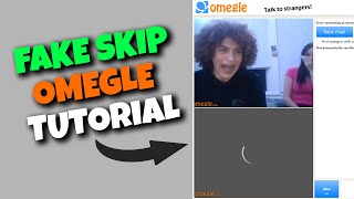 Fake Skip Omegle Tutorial  How to Fake Skip 2023 ✅ [upl. by Frank]