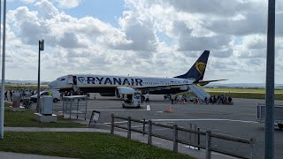 Flight Paris Beauvais  Béziers By B737MAX RYANAIR [upl. by Retxab]