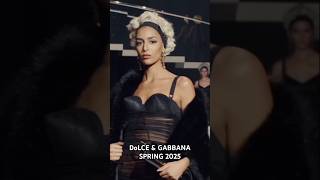 DoLCE amp GABBANA SPRING 2025 fashion runway video model shorts show catwalk like [upl. by Anirbes]