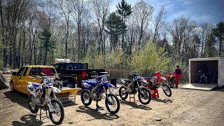 Testing my New YZ450F with Factory Connection Suspension amp FMF41 at 508 intl [upl. by Ruenhcs]