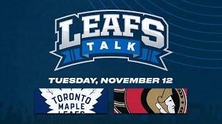 Maple Leafs vs Senators LIVE Post Game Reaction  Leafs Talk [upl. by Annah]