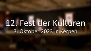 12 FEST DER KULTUREN in Kerpen  2023 [upl. by Petua]