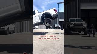 Ford Raptor drop test youtubeshorts shorts [upl. by Mert]