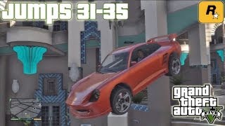 GTA5 Stunt Jumps 3135 Tutorial  Grand Theft Auto V PS3  Xbox 360 ᴴᴰ [upl. by Aylmar]