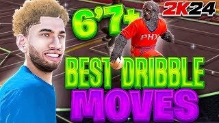 BEST DRIBBLE MOVES FOR 66  ON NBA2K24 THESE SIGS CHANGED MY LIFE [upl. by Okoy]