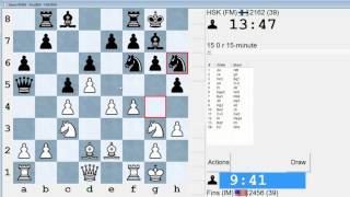 Standard Chess 215 IM Bartholomew vs FM Markku Hartikainen Kings Indian Defense [upl. by Jeu]