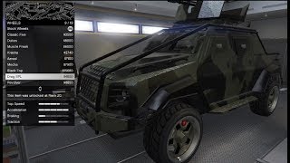 GTA 5 DLC Vehicle Customization HVY Insurgent PickUp Custom [upl. by Lola832]