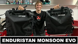 Enduristan Monsoon Evo Panniers  Lyndon Poskitt Racing [upl. by Wendi]