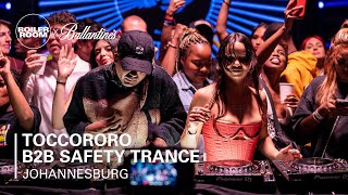 Toccororo b2b Safety Trance  Boiler Room x Ballantines True Music 10 Johannesburg [upl. by Rimahs914]