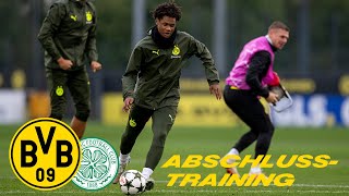 ReLive Abschlusstraining vor BVB  Celtic FC  UEFA Champions League [upl. by Zerk]