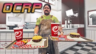 I Cook the Burgers while Buggs steals Cars in OCRP GTA5 RP [upl. by Kernan]