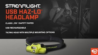 Streamlight USB HAZLO® Headlamp [upl. by Marmawke]