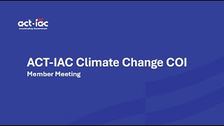 ACTIAC Climate Change COI November 2024 with EPAs Environmentally Preferable Purchasing Program [upl. by Atinas268]