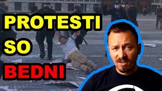 Protesti so BEDNI [upl. by Enilrahc]