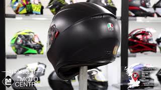 AGV K3 SV Mono Full Face Helmet Matt Black [upl. by Sualocin732]