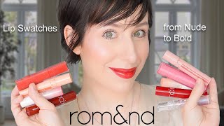 Best romampnd Lip Tints amp Balms Juicy Lasting Dewy·ful Water Tints amp More Swatches [upl. by Atived]