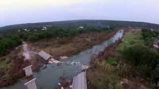 Wimberley TX Memorial Day Flood  Fisher Store Road Bridge Collapse [upl. by Noedig]