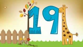 THE NUMBERS Number Songs For Children Number Song 1 to 20 123 [upl. by Zetroc]