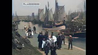 Het Scheveningse Vissersleven in 1925 in kleur Life in the Scheveningen Fishing village in 1925 [upl. by Quintana]