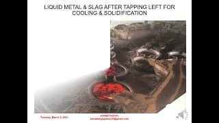 FERRO ALLOYS LIQUID METAL amp SLAG TAPPING CASTING amp DISPOSAL PRACTICESS [upl. by Ahsiekrats]