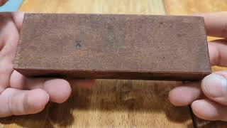 Washita Oilstone Sharpening Stone Hone Arkansas SG 2192 [upl. by Mylander]