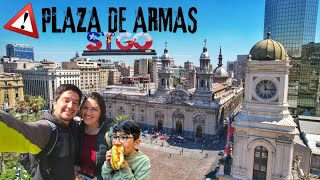 🚫 NO VISITES Plaza de Armas sin ver este Video ✅️ Santiago de Chile 🇨🇱 4K [upl. by Yroggerg]