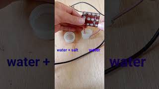 Water that can conduct electricity easily project electrical eksperiment shorts [upl. by Acina]