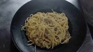 Pasta carbonara recept bez vrhnja [upl. by Obellia]