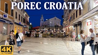 Porec Croatia  Walking Tour 4k UHD [upl. by Chrystal]