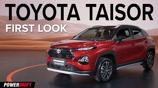 Toyota Urban Cruiser Taisor  Fronx Rebadged amp Renamed  First Look  PowerDrift [upl. by Xylon238]