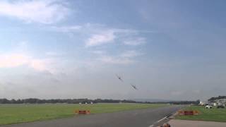 Supermarine Spitfire low pass with a P51 mustang  original sound  WWII [upl. by Moitoso]