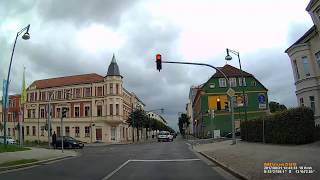 D Neustrelitz Landkreis Mecklenburgische Seenplatte Fahrt durch die Stadt August 2017 [upl. by Tory836]