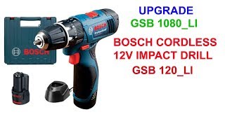 Unboxing Bosch GSB 120LI 12V CORDLESS DRILL IMPACT [upl. by Anhsirk]