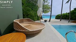 Amilla Maldives  Four Bedroom Beach Residence Room Tour [upl. by Fishback]