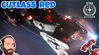 Star Citizen  Visite et Pilotage du Drake Cutlass RED [upl. by Inahet]