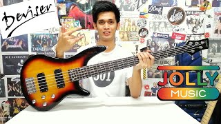 Deviser LB3 5 String Bass Guitar Unboxing and Review [upl. by Inobe]